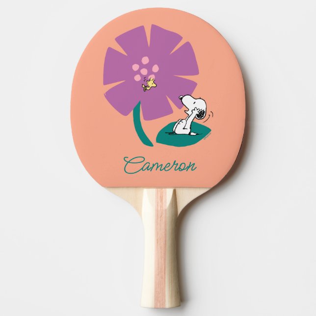 Raquette De Ping Pong cacahuètes | Illustration de la nature | Ajouter V (Devant)