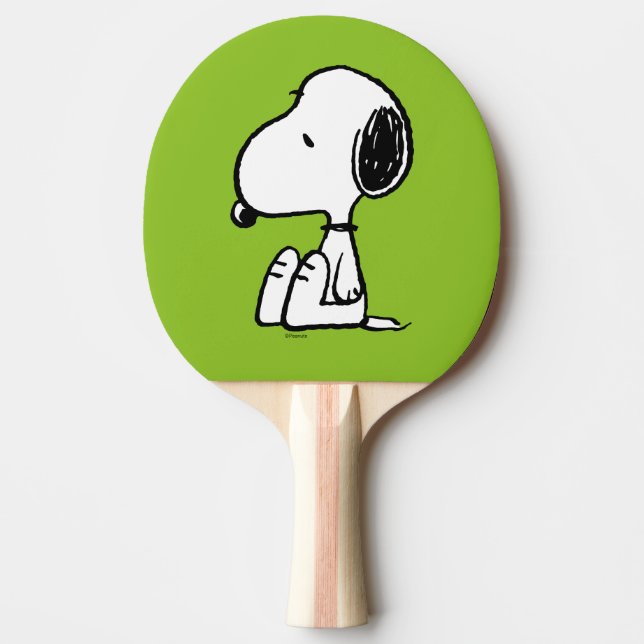 Raquette De Ping Pong cacahuètes | Snoopy En Bas (Devant)