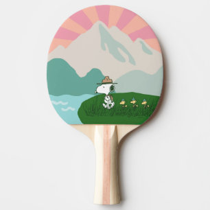 Raquette De Ping Pong cacahuètes   Snoopy Leader du Pack