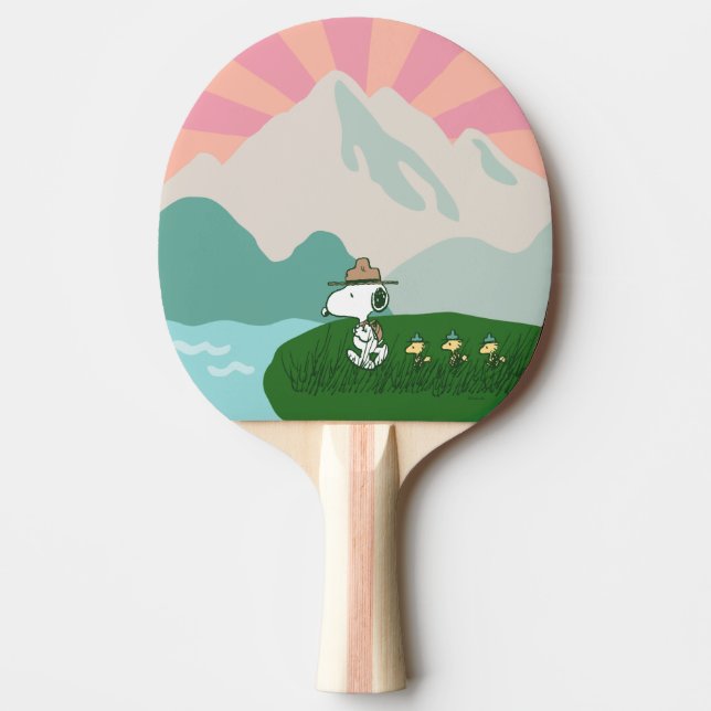 Raquette De Ping Pong cacahuètes | Snoopy Leader du Pack (Devant)