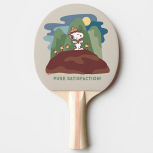 Raquette De Ping Pong cacahuètes Snoopy & Woodstock Satisfaction pure