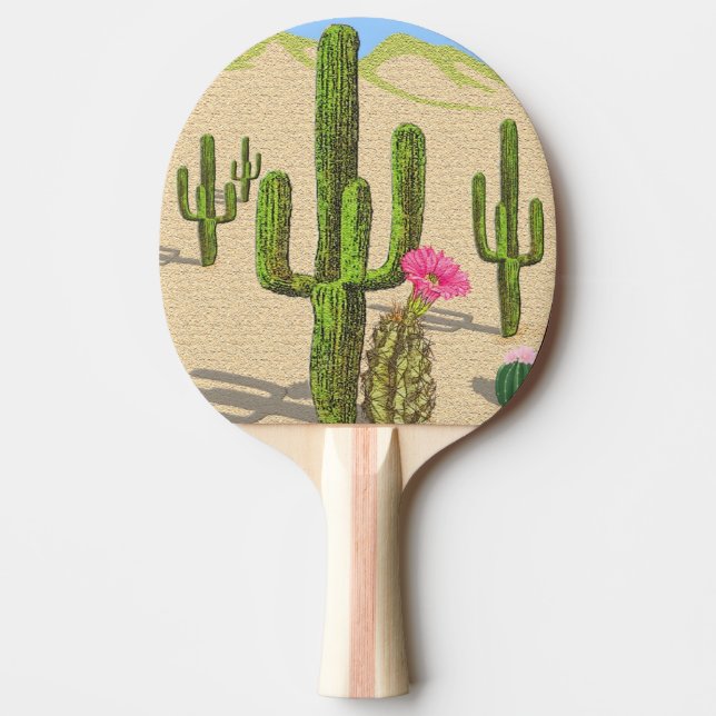 Raquette De Ping Pong Cactus (Devant)