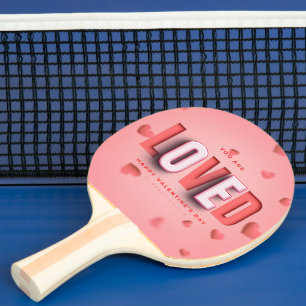 Raquette De Ping Pong Cadeaux de la Saint-Valentin de SlipperyJoe's ton 