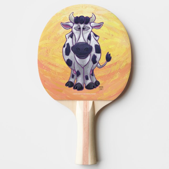 Raquette De Ping Pong Cadeaux et accessoires de vache (Devant)
