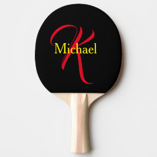 Raquette De Ping Pong Cadeaux Personnalisés Pour Hommes - Monogrammes