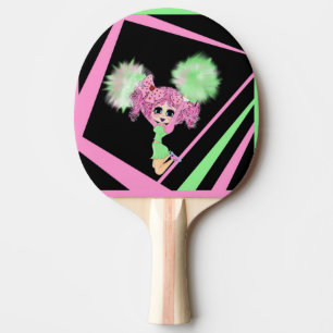 Raquette De Ping Pong Cadeaux Pom-pom girl personnalisés