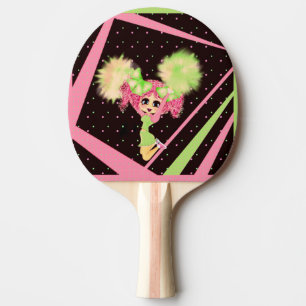 Raquette De Ping Pong Cadeaux Pom-pom girl personnalisés