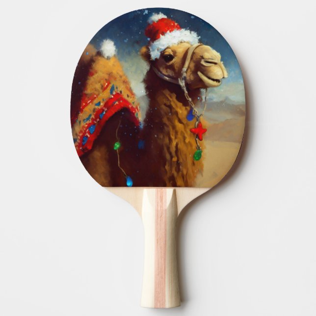 Raquette De Ping Pong Camel de Noël (3) (Devant)