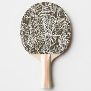 Raquette De Ping Pong Camo Fond Botanique Sans Couture Bottom Lands