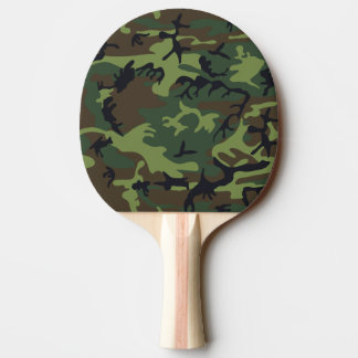 Raquette De Ping Pong Camo Woodland