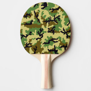 Raquette De Ping Pong Camouflage des bois