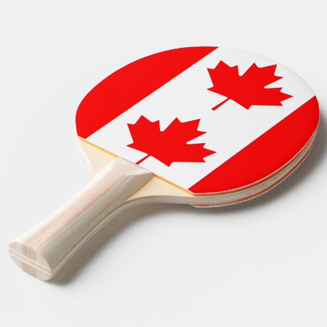 RAQUETTE DE PING PONG CANADA (Devant Angle)