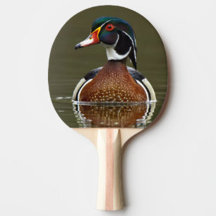 Raquette De Ping Pong Canard à bois sur l'eau