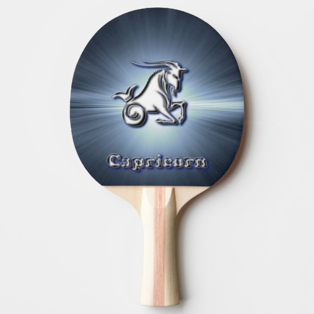 Raquette De Ping Pong Capricorne de chrome (Devant)