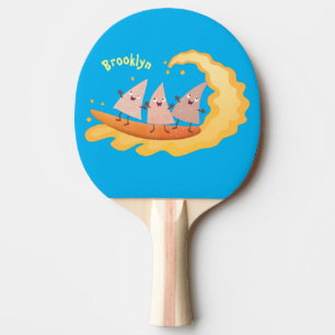 Raquette De Ping Pong Caricature de surf pour chips de maïs mignonette n