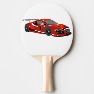 Raquette De Ping Pong Caricature pour voiture rapide  Course extrême Ch