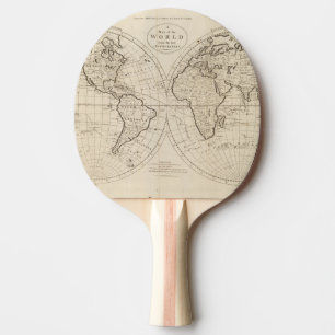 Raquette De Ping Pong Carte du monde 2