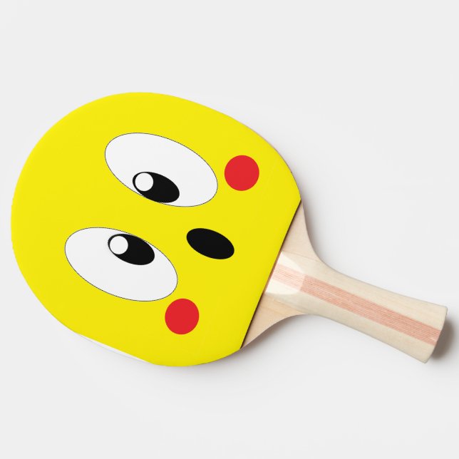 RAQUETTE DE PING PONG CARTOON EYES (Côté)