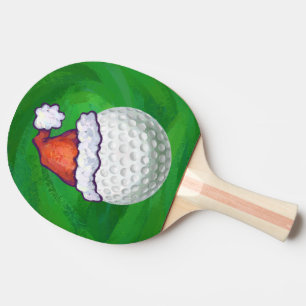 Raquette De Ping Pong Casquettes de Noël à la balle de golf
