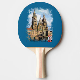 Raquette De Ping Pong Cathédrale de Saint-Jacques-de-Compostelle (La Cor
