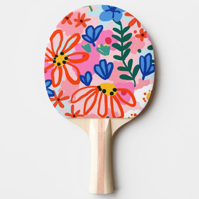 Raquette De Ping Pong Ce Sentiment Floral D'Été (Devant)