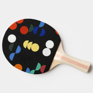 Raquette De Ping Pong Cercles et demi-cycles Sophie Taeuber-Arp
