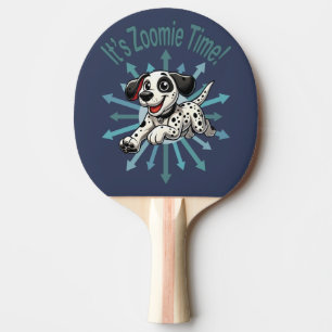 Raquette De Ping Pong C'est l'heure de Zoomie Dalmatien