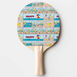 Raquette De Ping Pong Charlie Brown & Sally À La Plage