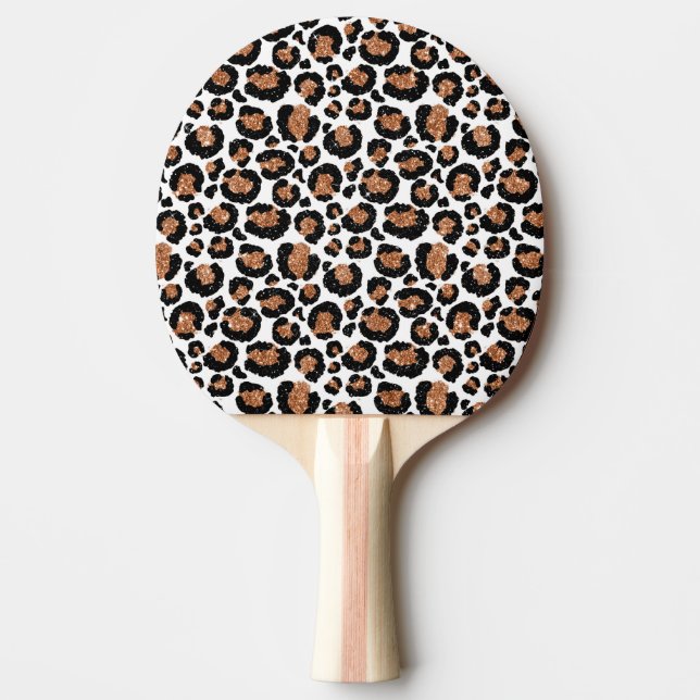 Raquette De Ping Pong Cheetah - Motif Leopard (Devant)