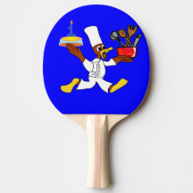 Chef bleu Ducky Kazoo Anniversaire Ping Paddle