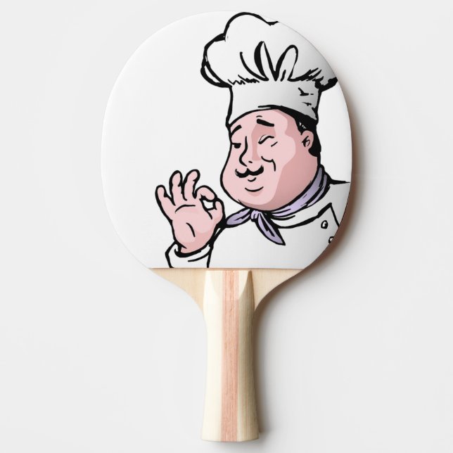 RAQUETTE DE PING PONG CHEF GOURMET (Devant)