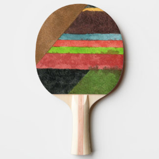 Raquette De Ping Pong "Chevrons" Résumé Conception Ping Pong Paddle