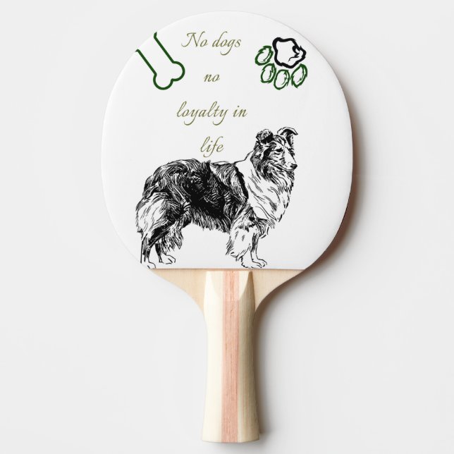Raquette De Ping Pong Chien  (Devant)