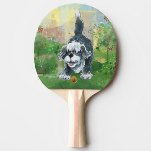 Raquette De Ping Pong Chien à mouton escarpé