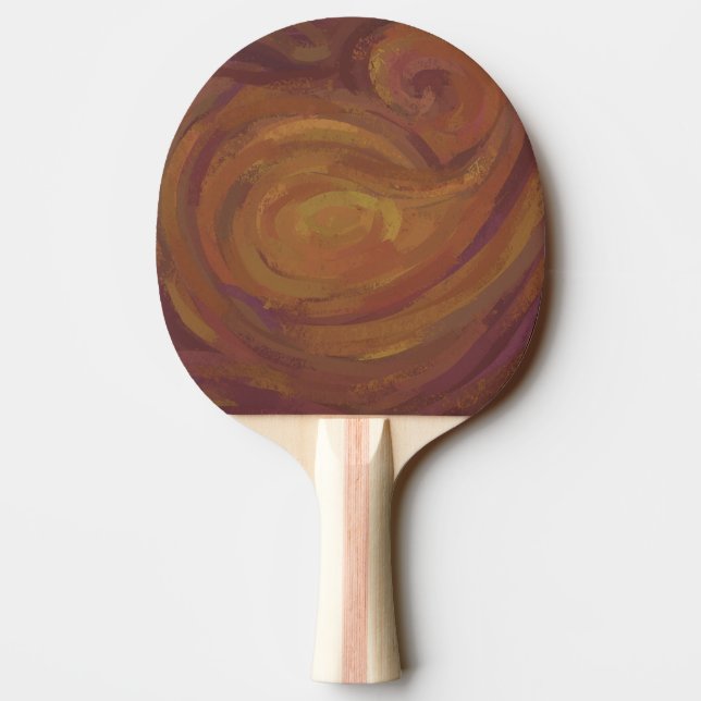 Raquette De Ping Pong Chocolat Carmel Swirl (Dos)