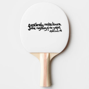 Raquette De Ping Pong Citation de l'inspiration simple en gras