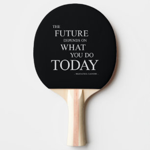 Raquette De Ping Pong Citation Motivationnelle Avenir
