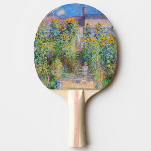 Raquette De Ping Pong Claude Monet - Le jardin de l'artiste à Vetheuil
