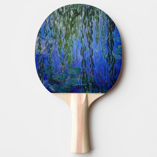 Raquette De Ping Pong Claude Monet - Lys d'eau avec saule plumant (Devant)