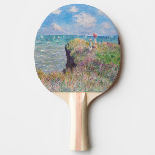 Raquette De Ping Pong Claude Monet - Promenade Cliff à Pourville