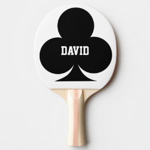 Raquette De Ping Pong Clubs jouant carte ping-pong paddle