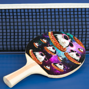 Raquette De Ping Pong Cobaye de l'espace amusant
