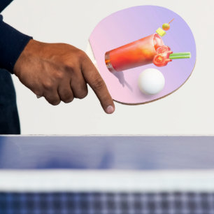 Raquette De Ping Pong Cocktail Creative Bloody Mary