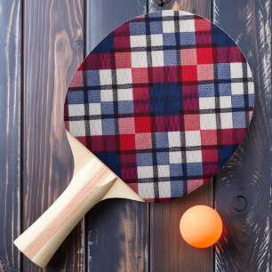 Raquette De Ping Pong Colonial Plaid