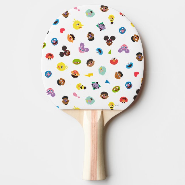 Raquette De Ping Pong Comprendre le Motif des faces (Devant)
