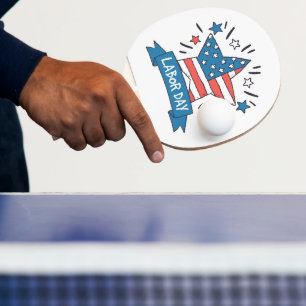 Raquette De Ping Pong Conception de conception d'illustration créative d