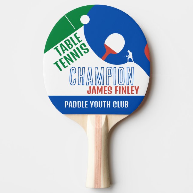 Raquette De Ping Pong Conception de paddle, Table Tennis Player/Club Pad (Devant)