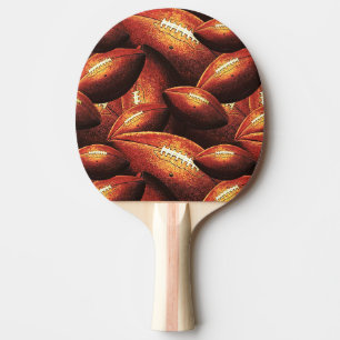 Raquette De Ping Pong Conception du football de peaux de porc en