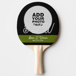Raquette De Ping Pong Concevoir Ping Pong Paddle avec nom et initiales
