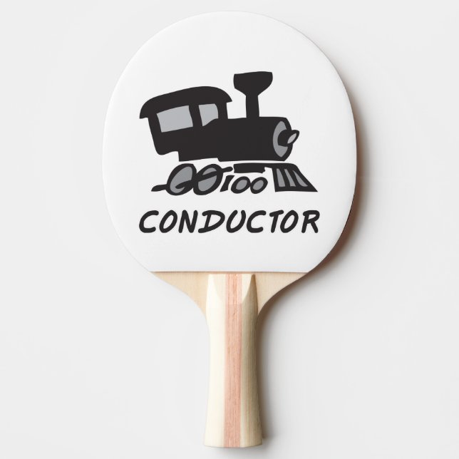 Raquette De Ping Pong Conducteur de train (Devant)